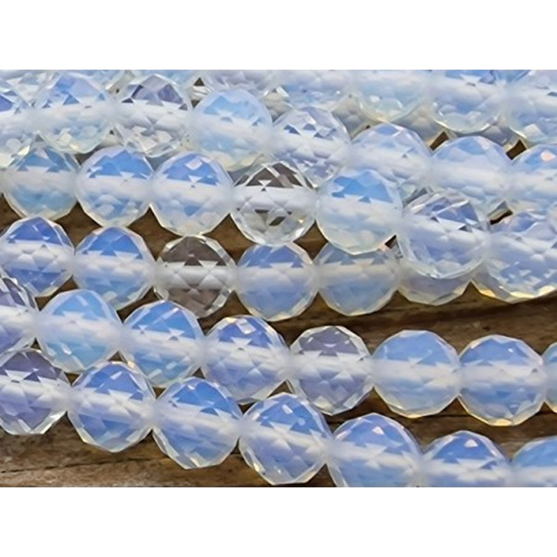 Opalitekette facettiert 2mm