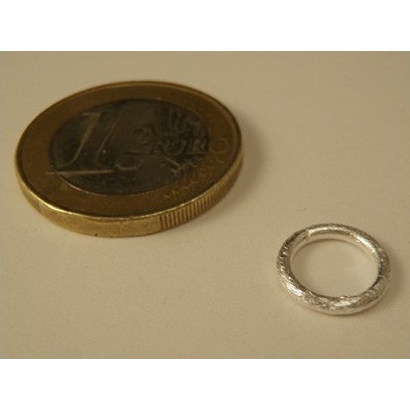 Ring 10mm, geschlossen, Silber