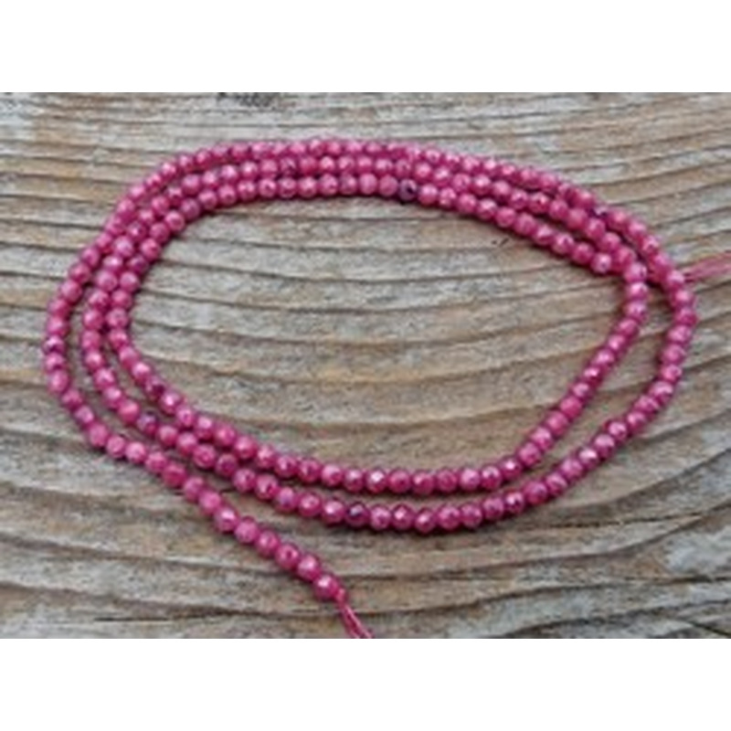 Zirkoniakette-stark funkelnd-facettiert 2mm 2