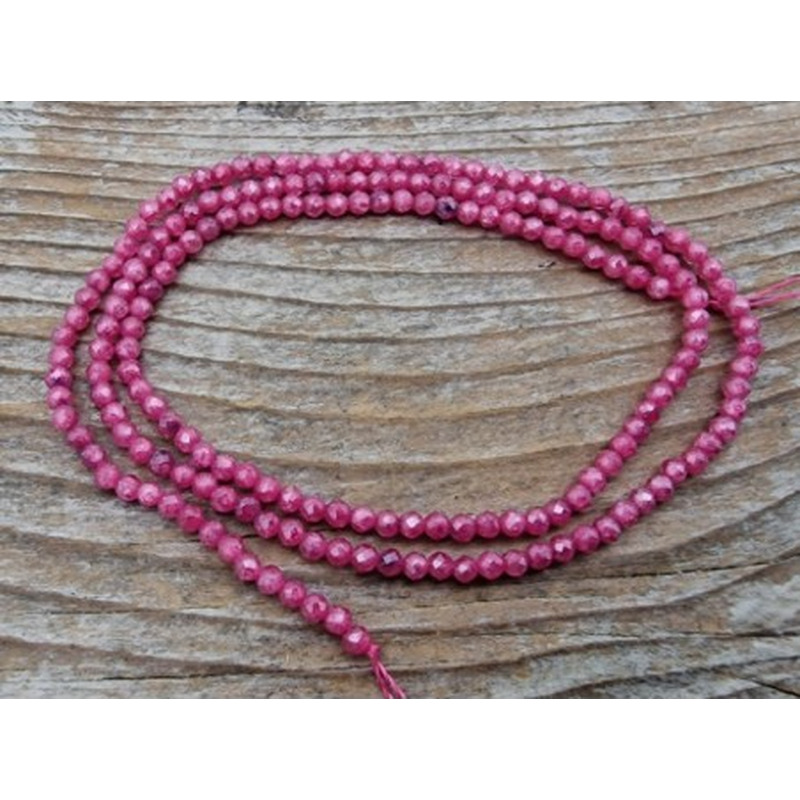 Zirkoniakette-stark funkelnd-facettiert 2mm