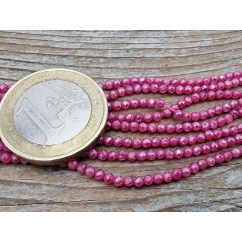 Zirkoniakette-stark funkelnd-facettiert 2mm