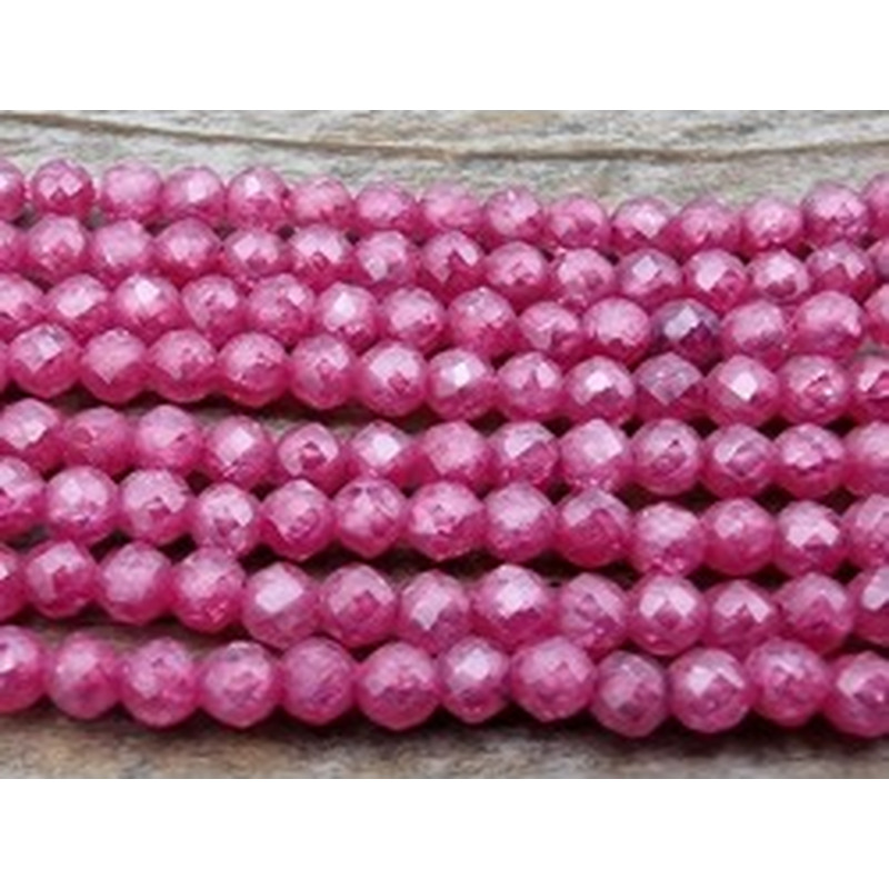 Zirkoniakette-stark funkelnd-facettiert 2mm