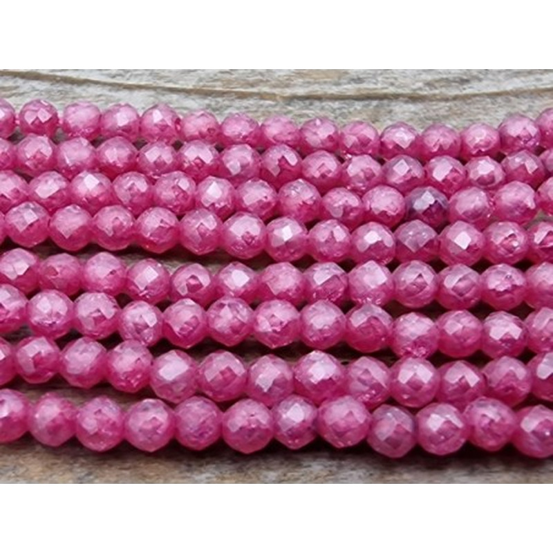 Zirkoniakette-stark funkelnd-facettiert 2mm