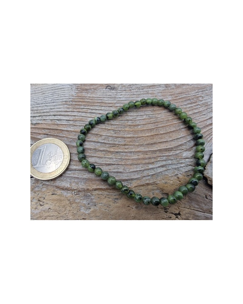 Nephrit (Jade) 4mm Armband