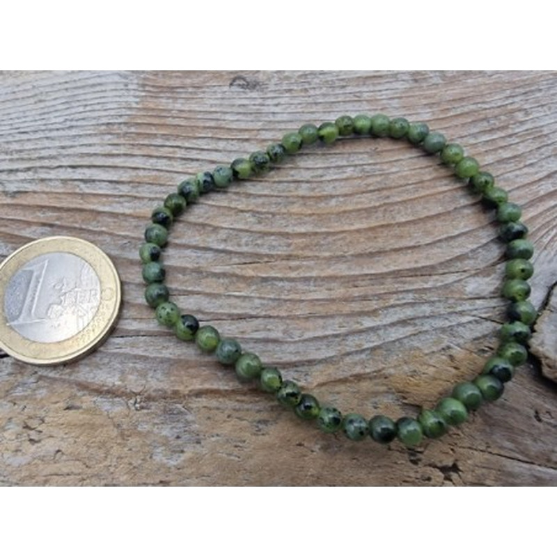 Nephrit (Jade) 4mm Armband