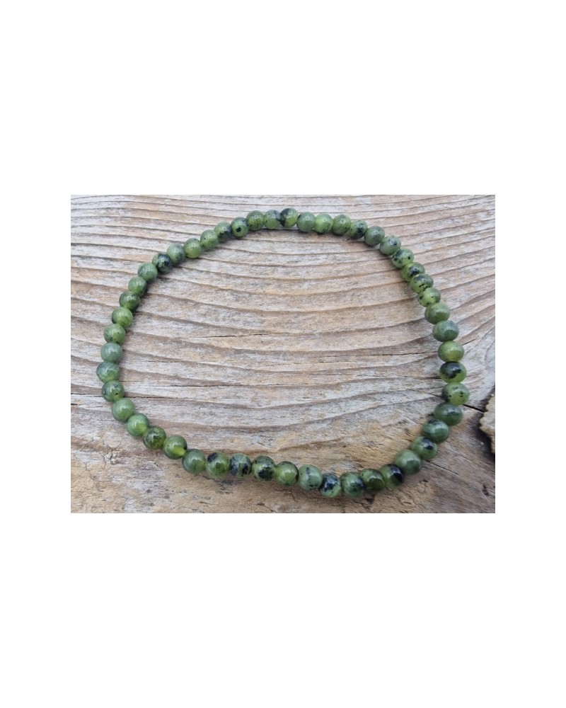 Nephrit (Jade) 4mm Armband