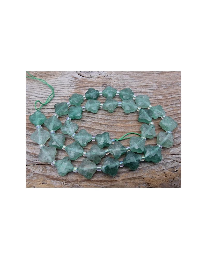Aventurinkette facettiert 10x10x4mm