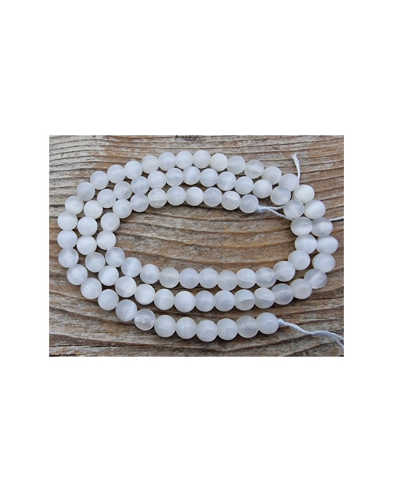 Selenitkette 4mm