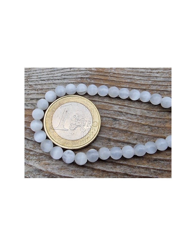 Selenitkette 4mm