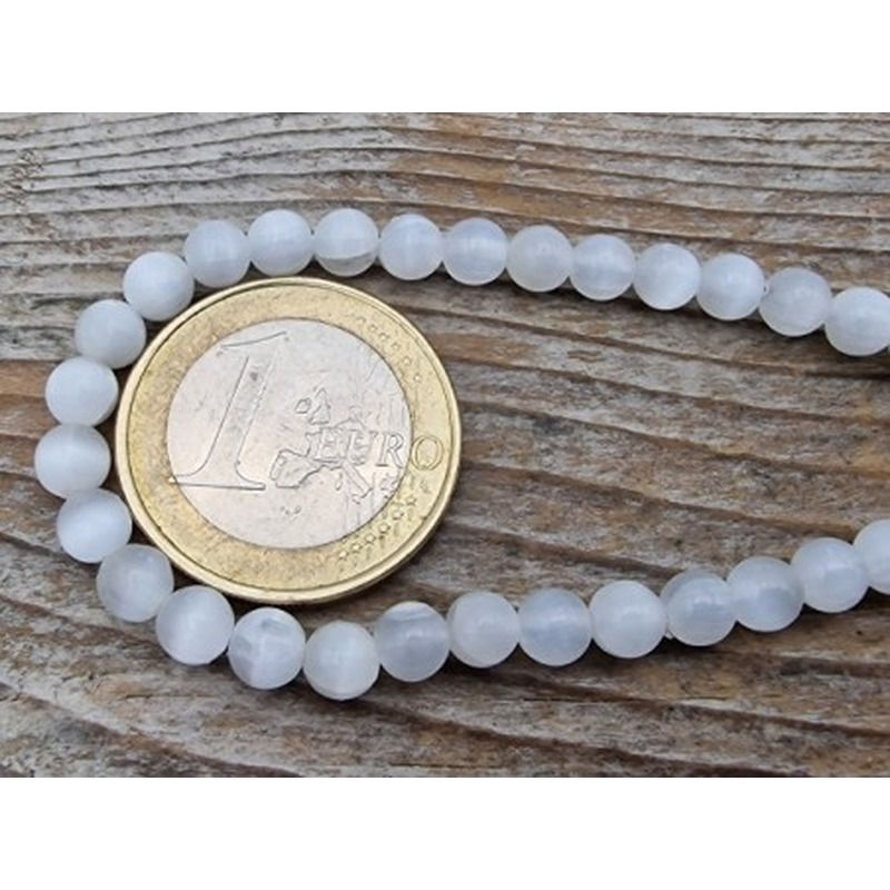 Selenitkette 4mm