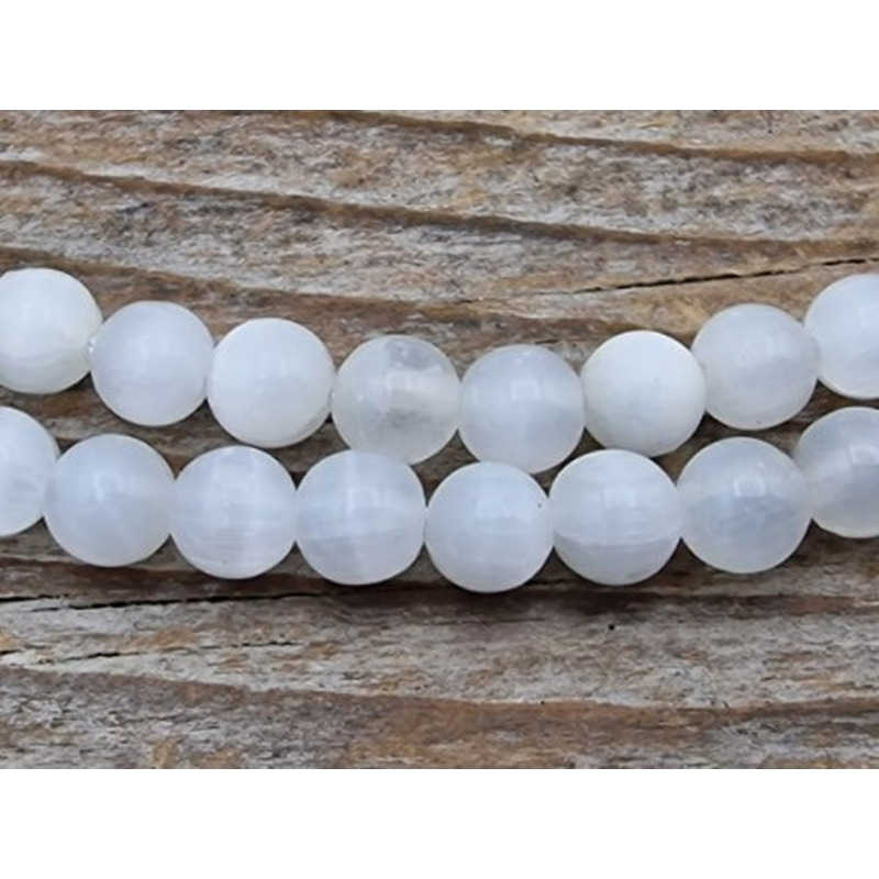 Selenitkette 4mm