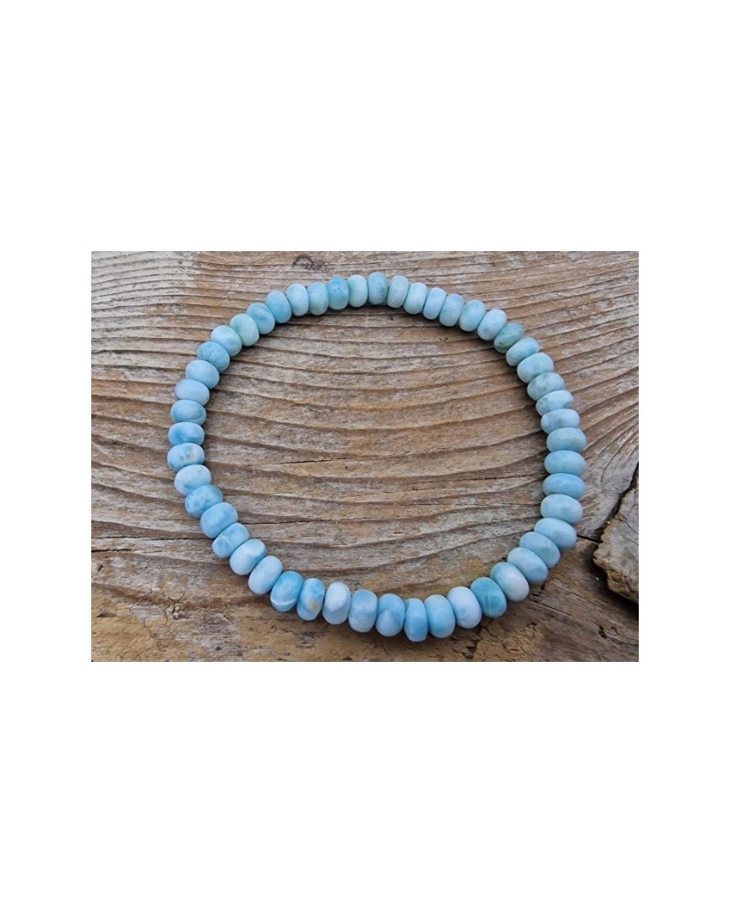 Larimar 6x4mm Armband