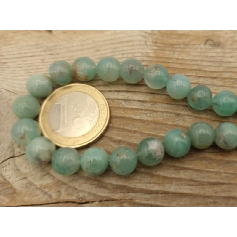 blau-grüne Andenopalkette 8mm