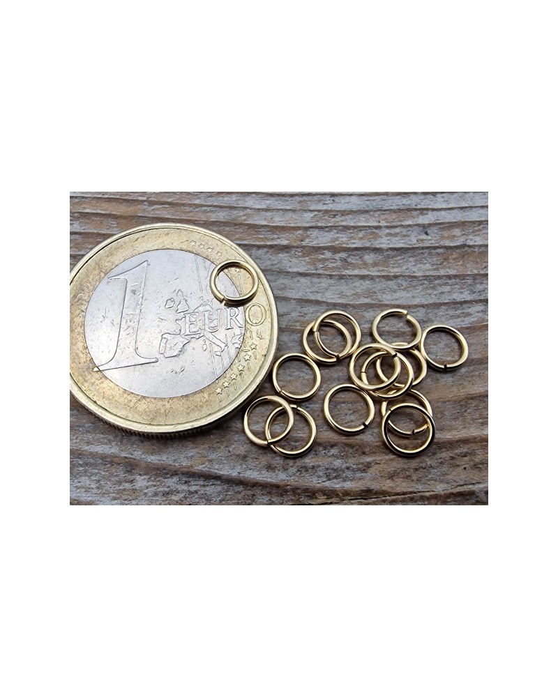 Ring 5mm Spaltring, Goldfilled