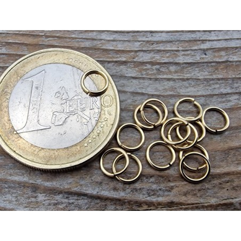 Ring 5mm Spaltring, Goldfilled