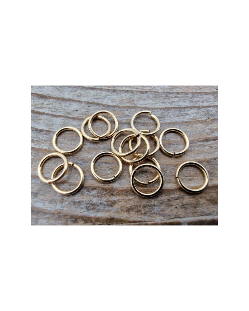 Ring 5mm Spaltring, Goldfilled