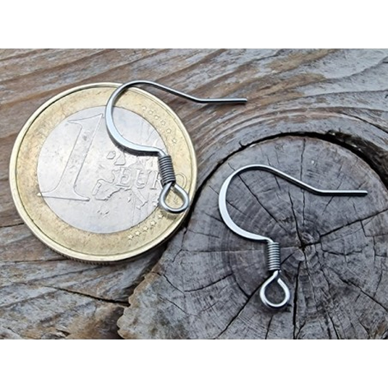 Ohrhaken 17mm (2 Stk), Edelstahl