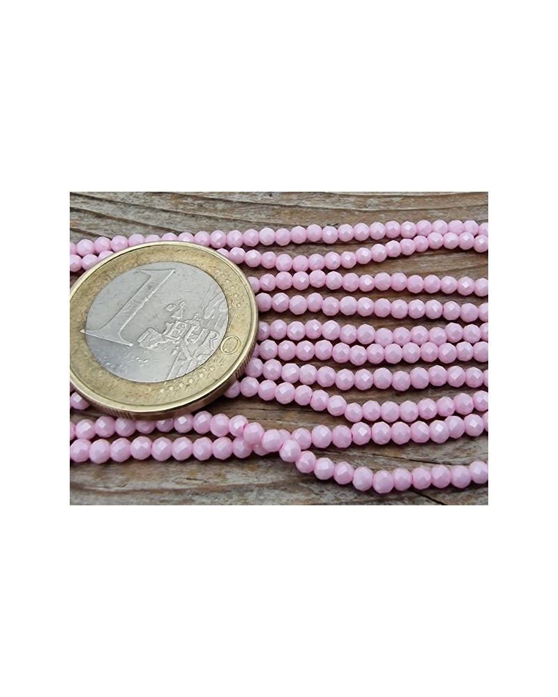 Zirkoniakette-stark funkelnd-facettiert 2mm