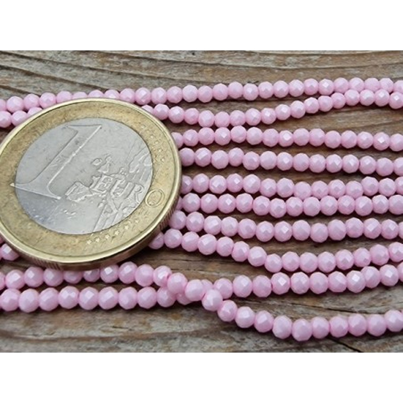 Zirkoniakette-stark funkelnd-facettiert 2mm