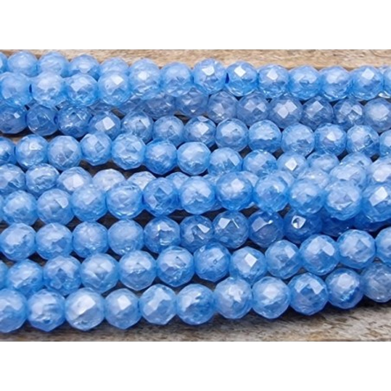 Zirkoniakette-stark funkelnd-facettiert 2mm