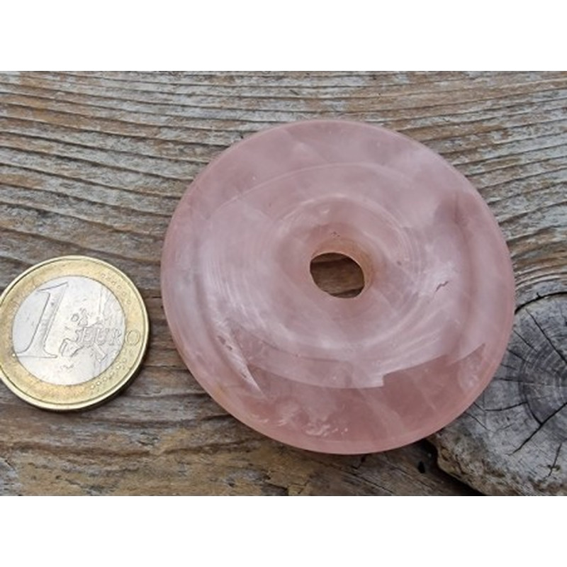 Rosenquarzdonut 50mm
