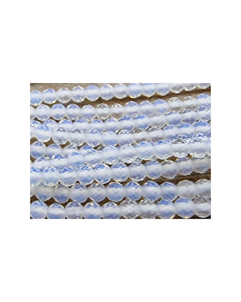 Opalitekette facettiert 4mm