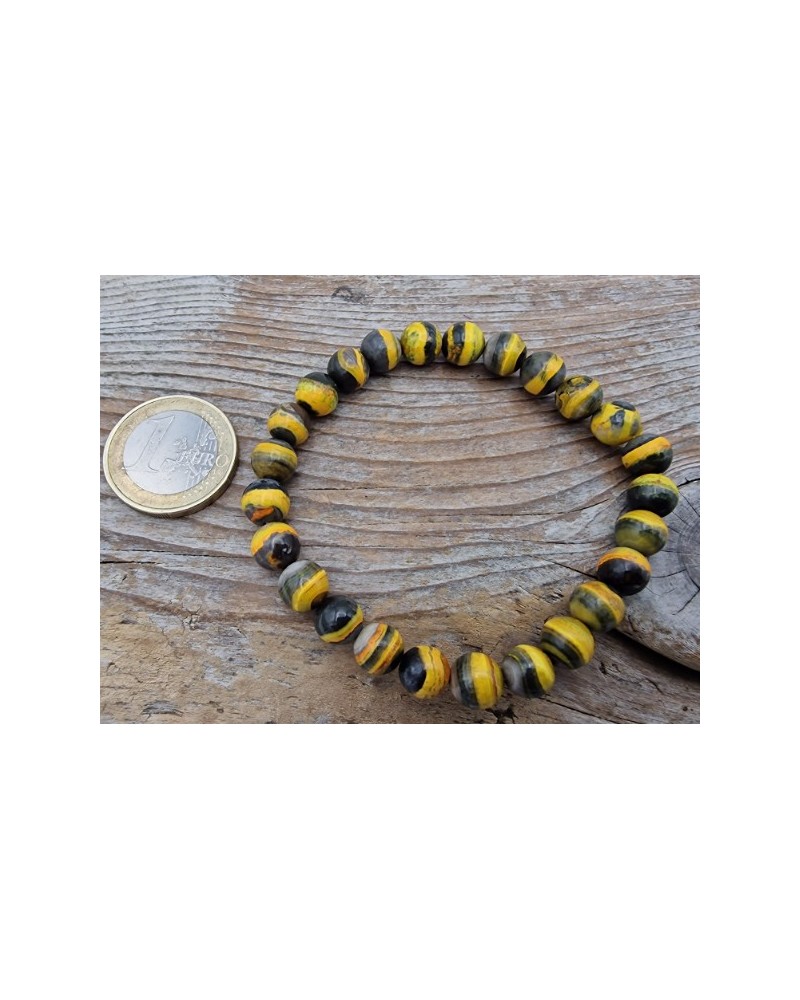 Bumblebee Jaspis Armband 8mm