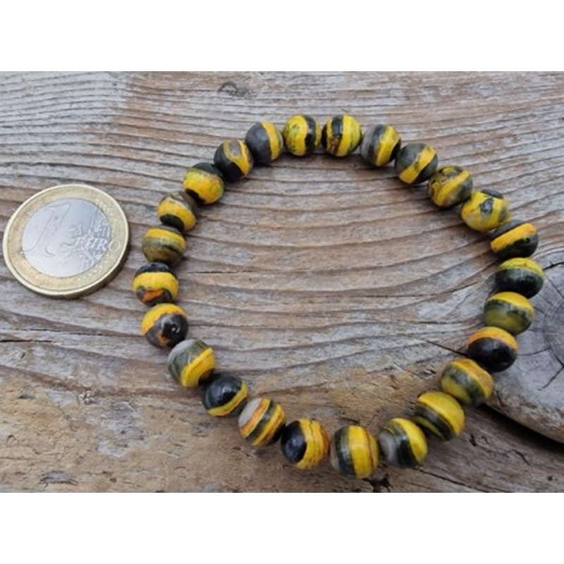 Bumblebee Jaspis Armband 8mm