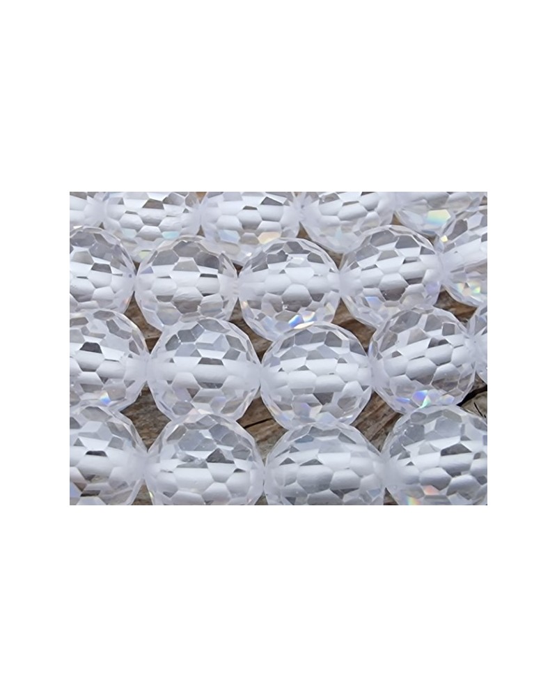 Zirkoniakette-stark funkelnd-facettiert 6mm