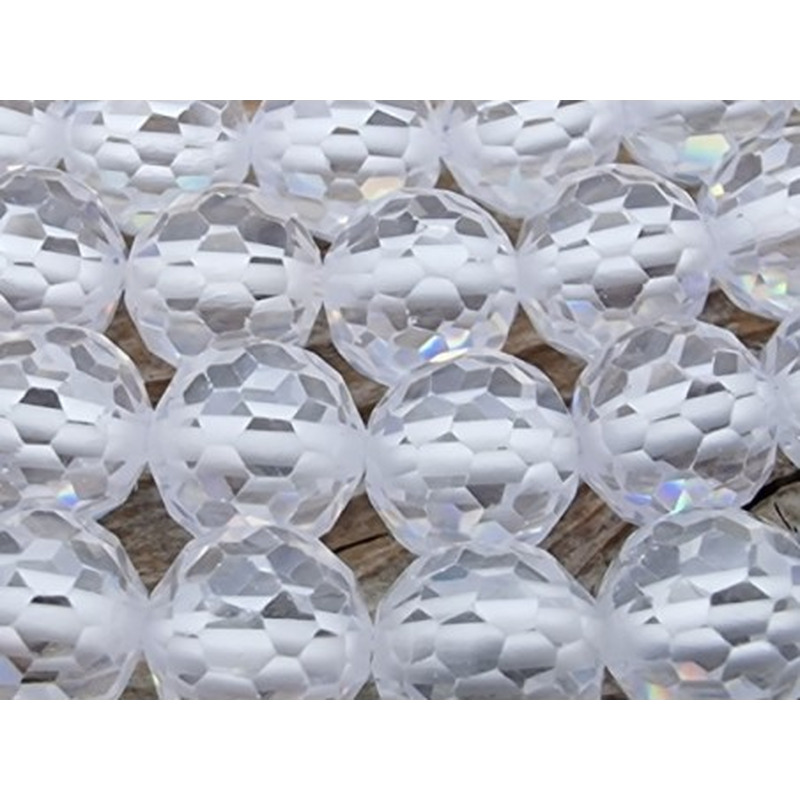 Zirkoniakette-stark funkelnd-facettiert 6mm