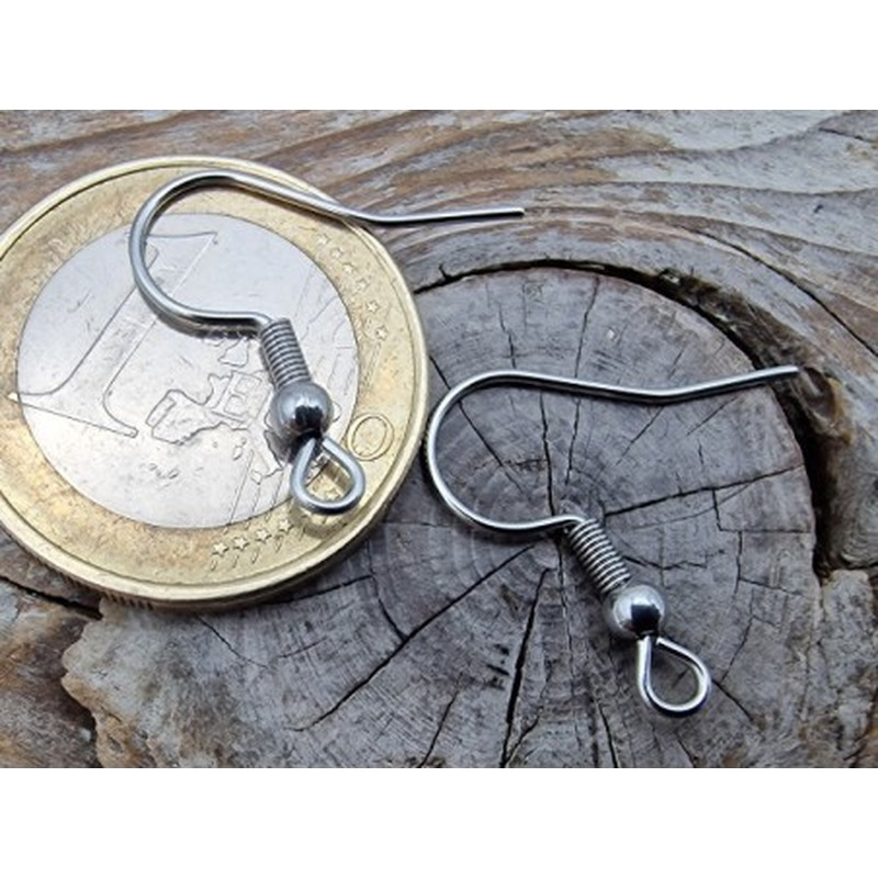 Ohrhaken 19mm (2 Stk), Edelstahl