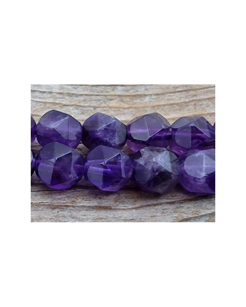 Amethystkette facettiert 8mm