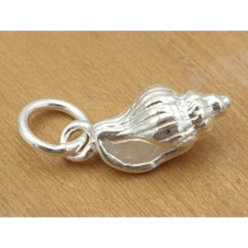 Charm Schnecke 15x6mm, 925 Silber