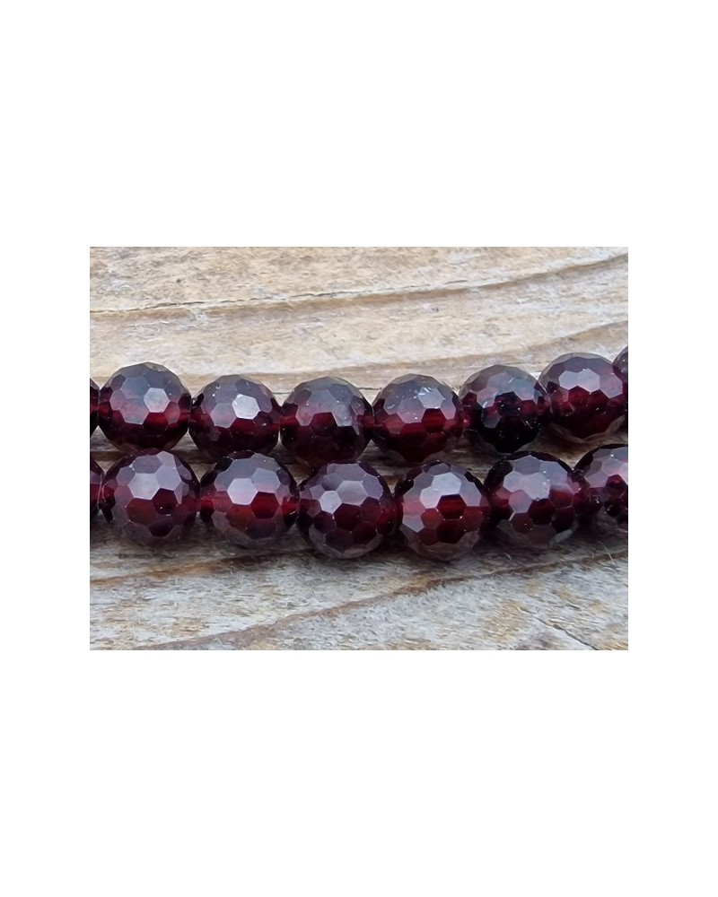 Granatkette facettiert 4mm