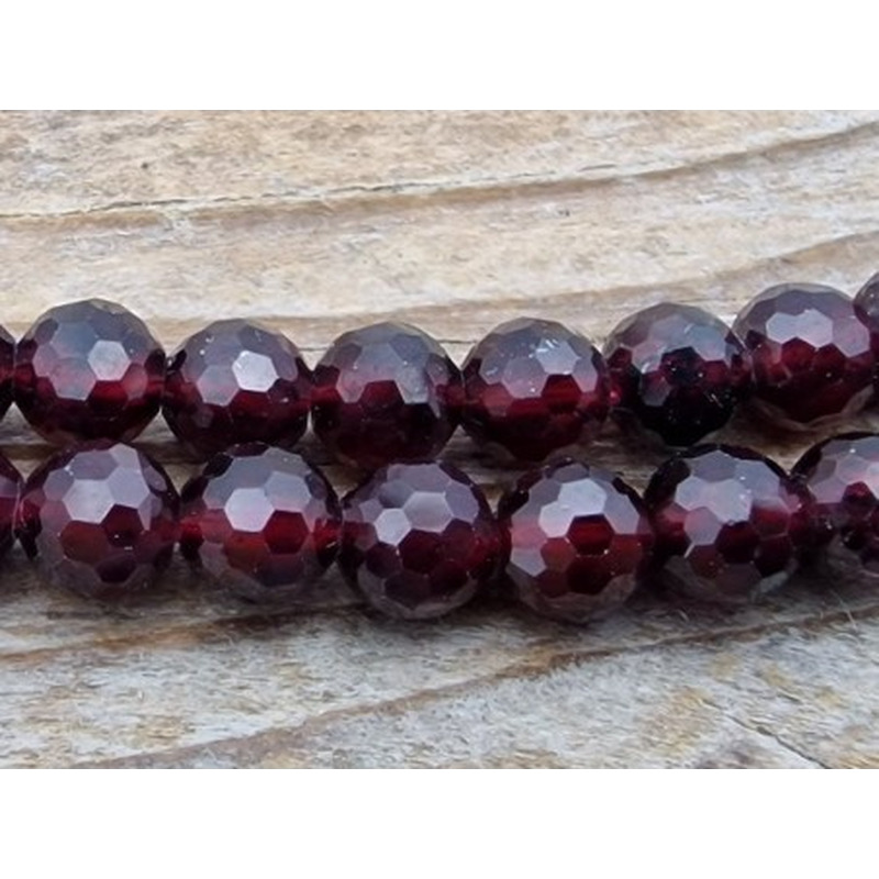 Granatkette facettiert 4mm
