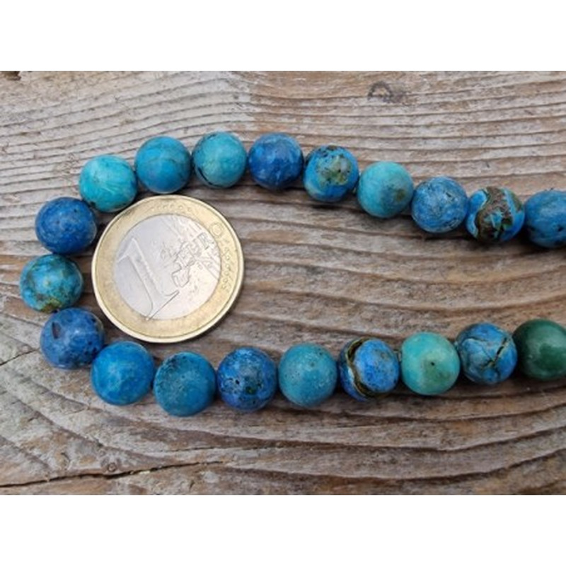 Blauer Opal Kette 8mm