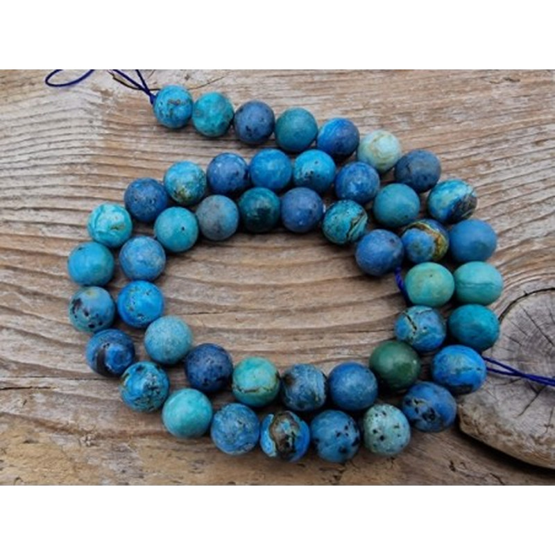 Blauer Opal Kette 8mm