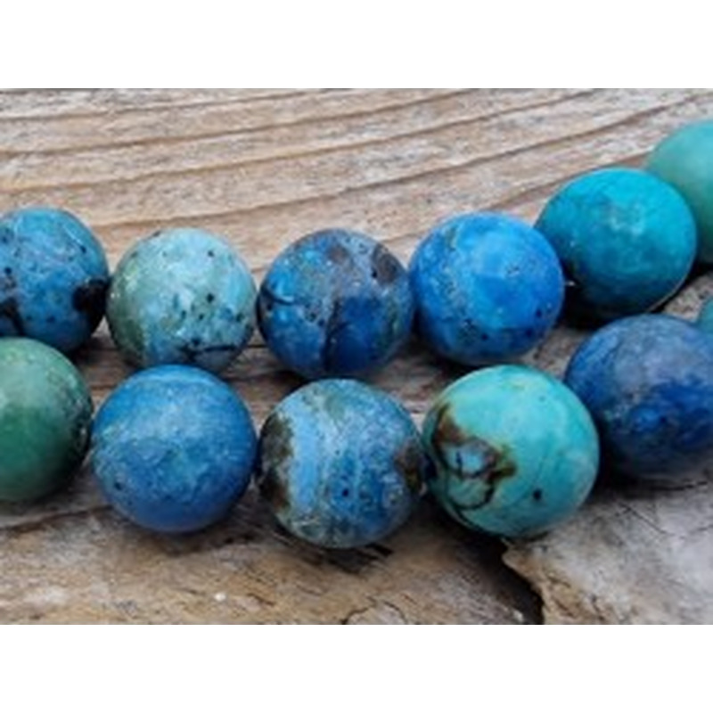 Blauer Opal Kette 8mm