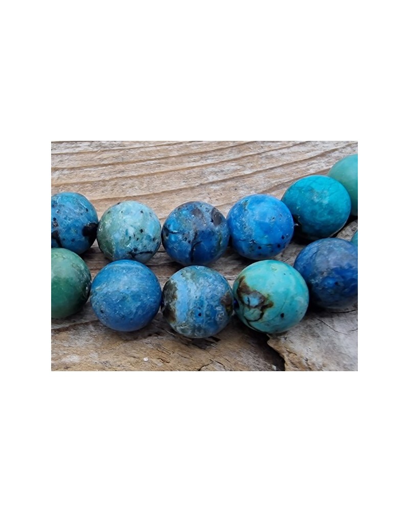 Blauer Opal Kette 8mm