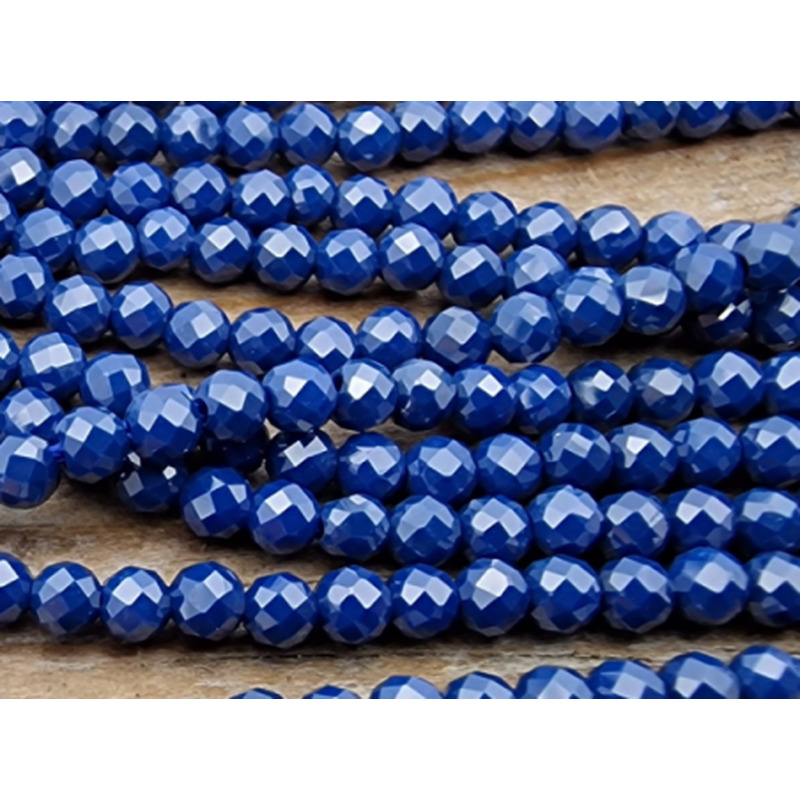 Zirkoniakette-stark funkelnd-facettiert 2mm