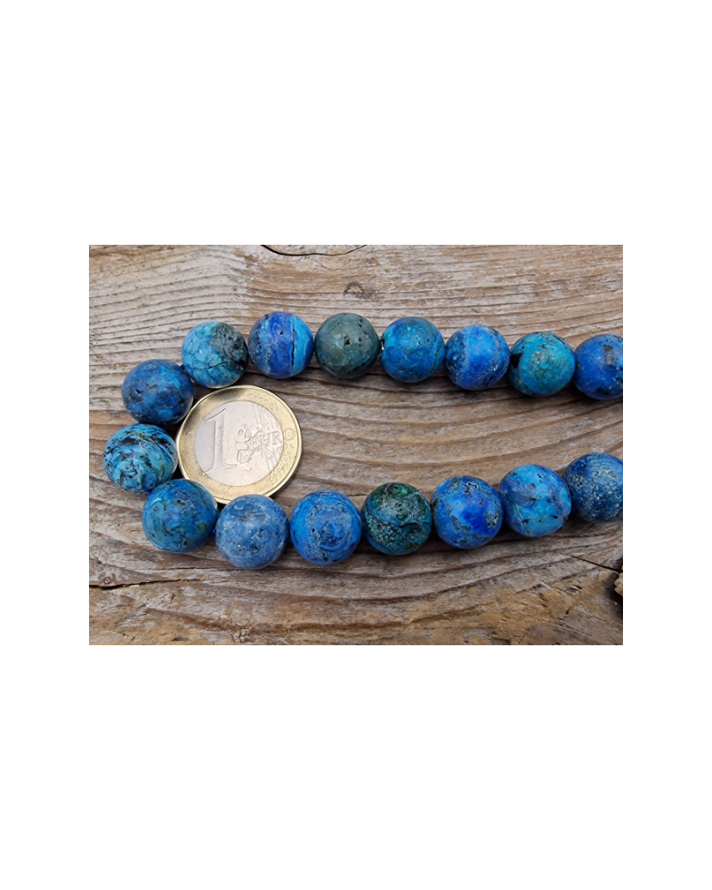 Blauer Opal Kette 12mm