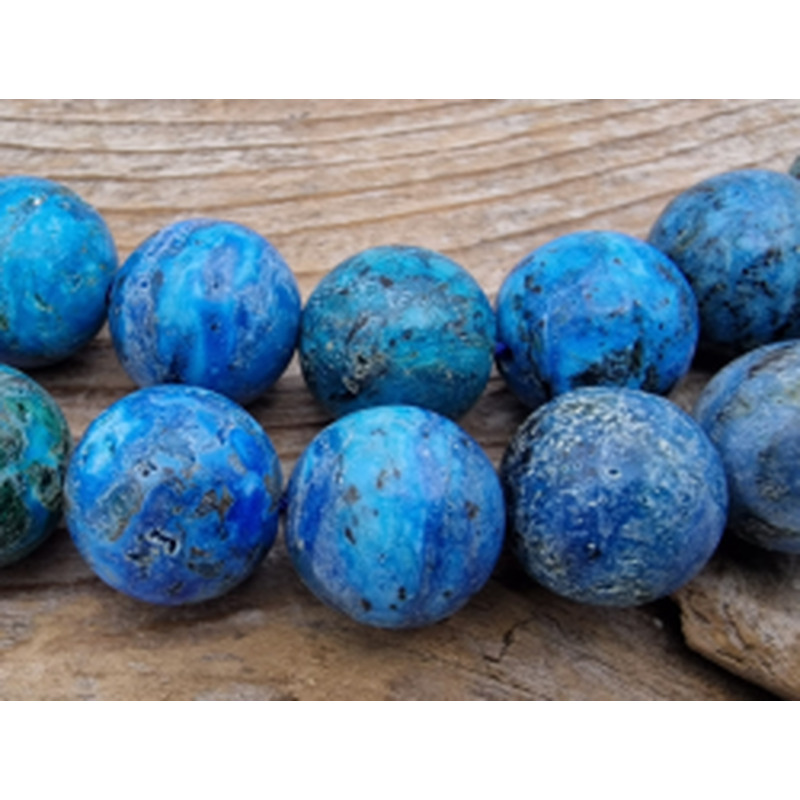 Blauer Opal Kette 12mm