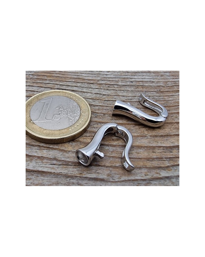 Schliesse 8x27mm, 925 Silber rhodiniert