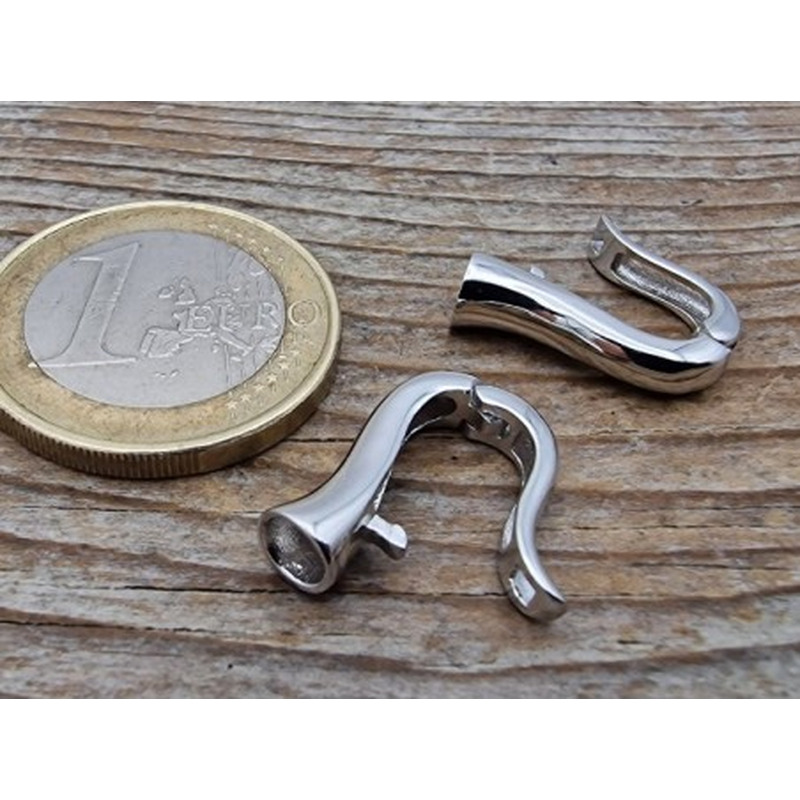 Schliesse 8x27mm, 925 Silber rhodiniert