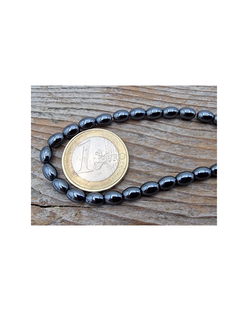 Blutsteinkette (Hämatit) 4x6mm