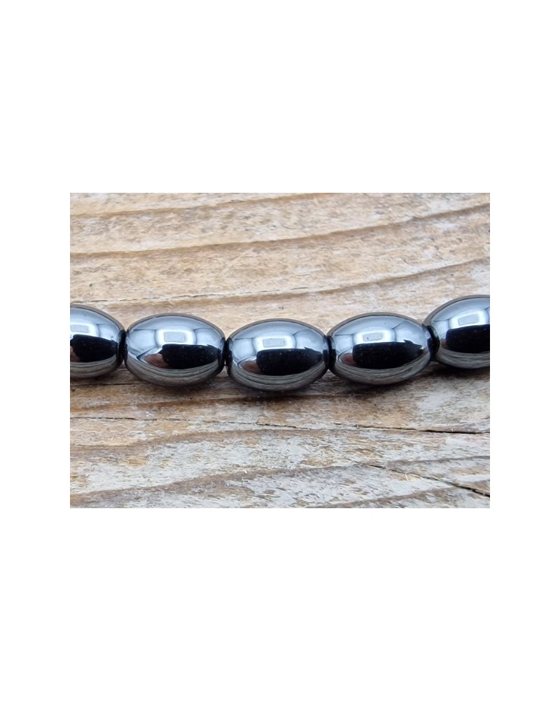 Blutsteinkette (Hämatit) 4x6mm