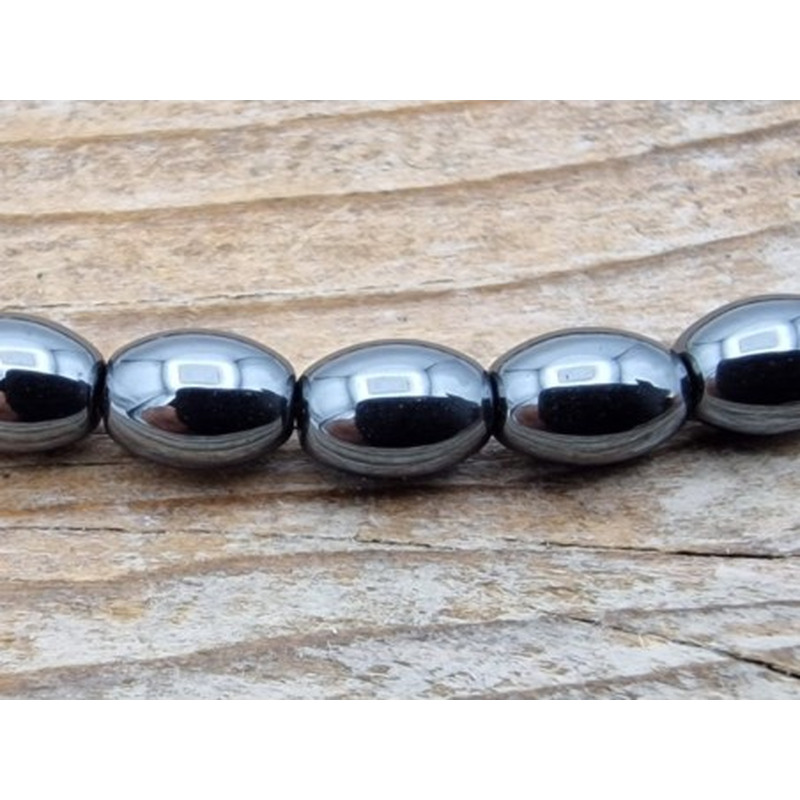 Blutsteinkette (Hämatit) 4x6mm