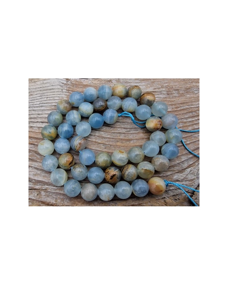 blauer Calcit Kette 8mm