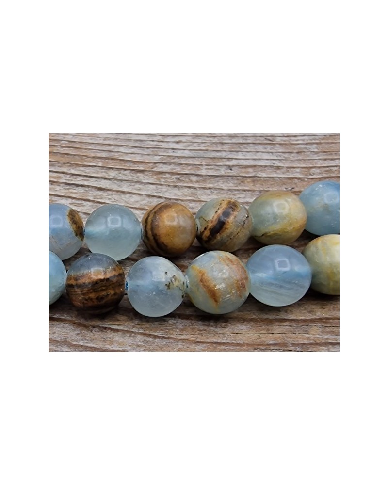 blauer Calcit Kette 8mm