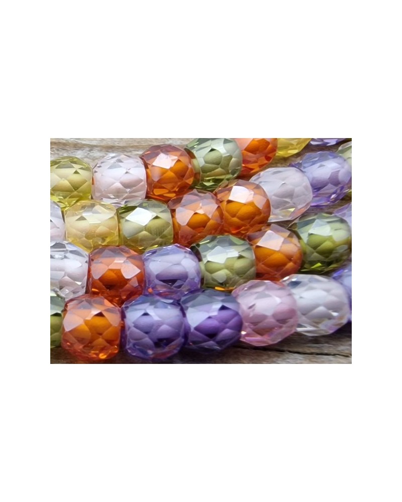 Zirkoniakette-stark funkelnd-facettiert 4x3.5mm